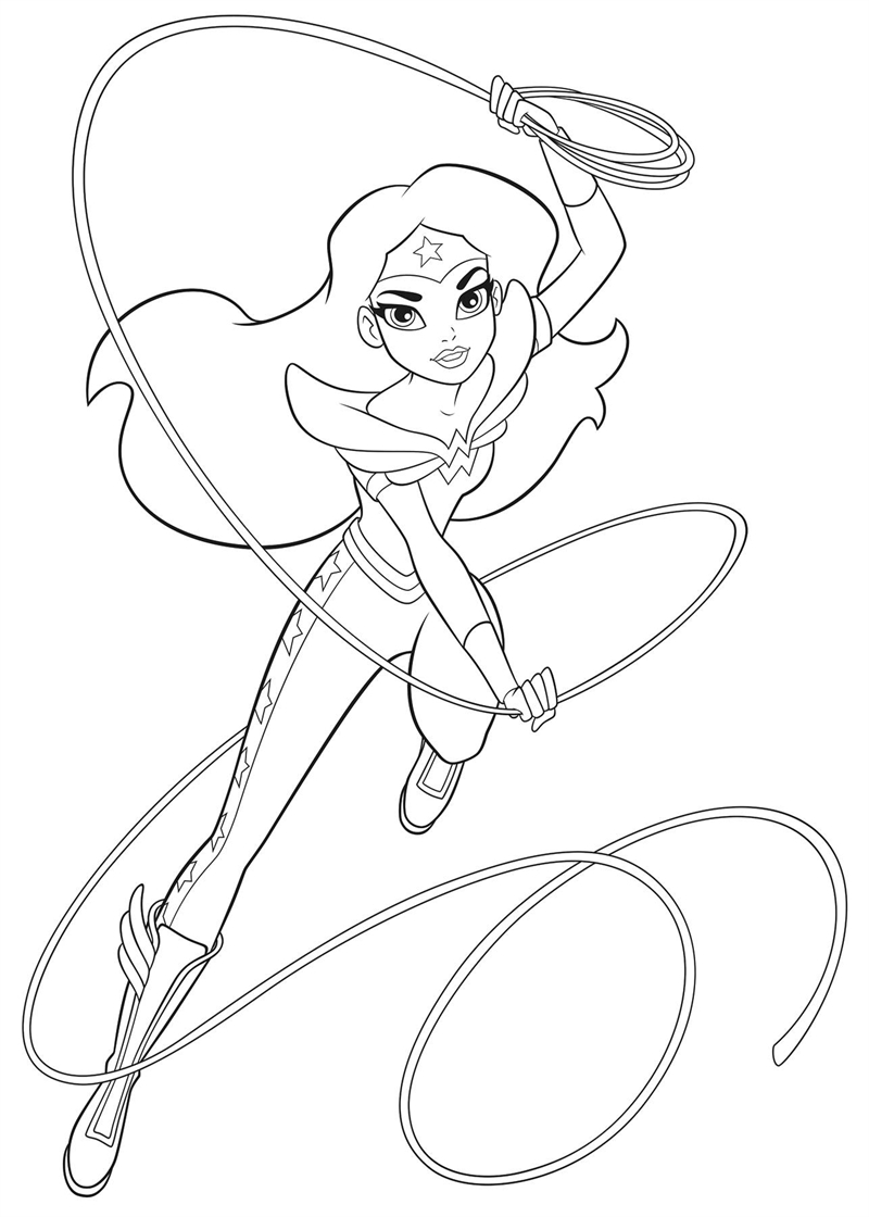 Dc Superhero Girls Coloring Pages